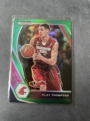 2021 Panini Prizm Draft Picks Klay Thompson Green Prizm #82