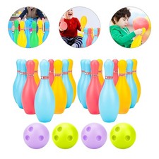 2 Sets Children Bowling Toys Toddler Bowling Plastic Bowling Set for Kids