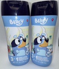 Bluey 3-in-1 Body Wash Shampoo Conditioner 8floz Pack Of 2 Brandnew