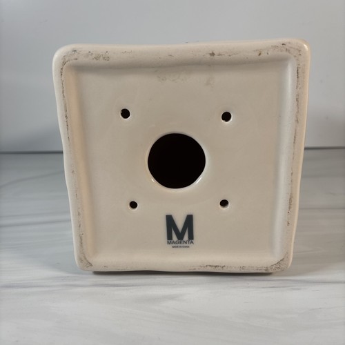 Rae Dunn "FLY" BIRDHOUSE Artisan Collection by Magenta 7.5 Inches Tall - Picture 4 of 4