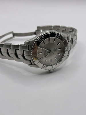 Tag Heuer Link Date WJ1111-0 Quartz SS Silver Dial 39MM Mens Watch