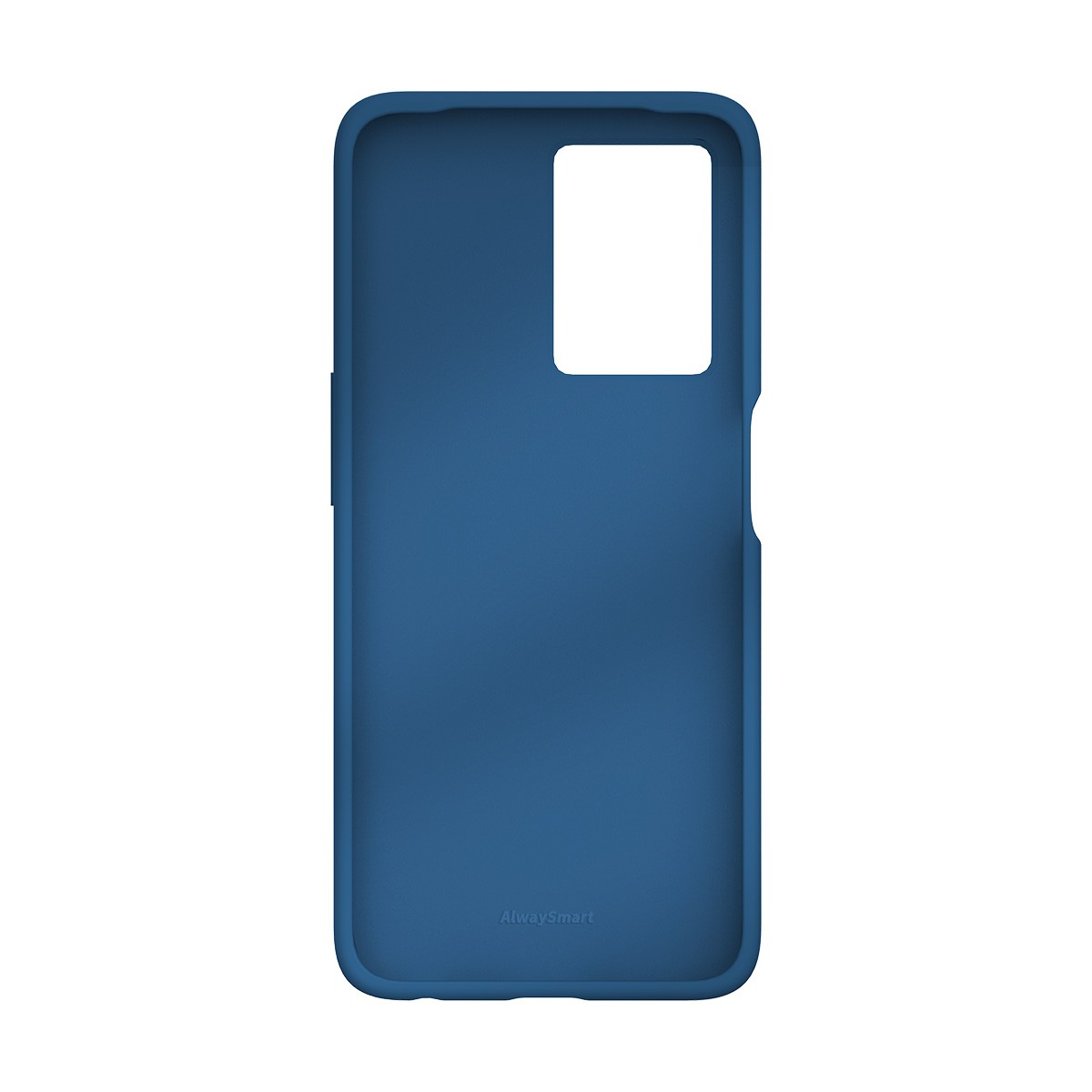 Coque Oppo A77 silicone dur bleu - Protection arrière rigide - 2
