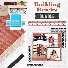 Creative Memories Building Bricks Decorative Border Punch