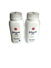 2 x Johnson's Baby Powder Silky Soft Skin Original Talc Formula 1.5 Oz each New