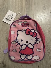Hello Kitty - Rucksack Pink Ribbon - Kita Sport Freizeit Kinder 29cm NEU