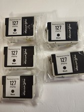 5pk Compatible Epson 127 Ink Cartridges For Workforce 545 645 630 633 635...