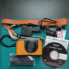 Olympus Stylus SH-2 Digital Camera Black Compact Large Zoom From Japan