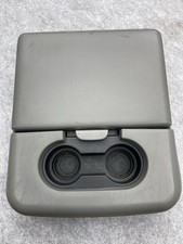 Ford F250 F350 99-10 Center Console Jump Seat Storage Armrest Leather Gray Ford F250 F350 99-10 Center Console Jump Seat Storage Armrest Leather Gray
