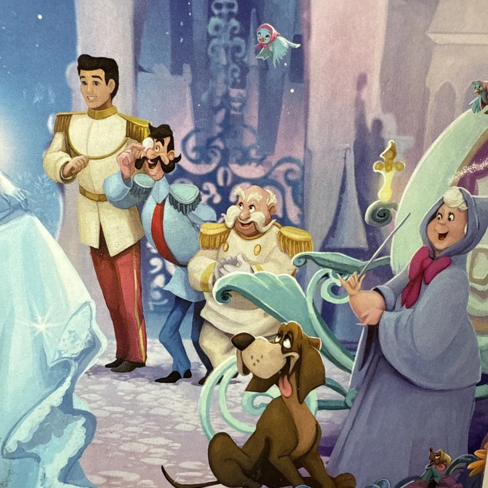 Disney Princess Cinderella 1000 Piece Ceaco Jigsaw Puzzle Includes Bonus Poster - Image 2 of 4