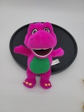 Barney Purple Dinosaur 8" Fisher Price Plush Stuffed Animal Toy Lyons PBS KIDS