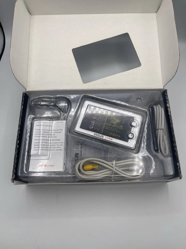 RCA RD2780 20GB Lyra Personal Digital Multi-Media Player A/V Jukebox NEW SEALED - Image 2 of 3