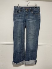 Hilfiger Jeans Women’s Size 5 Classic Fit High Rise Medium Wash Cuff Bottoms