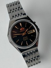 Orient 3 Star Automatic Model OS469C377B Vintage Original Japan Watch 1980s