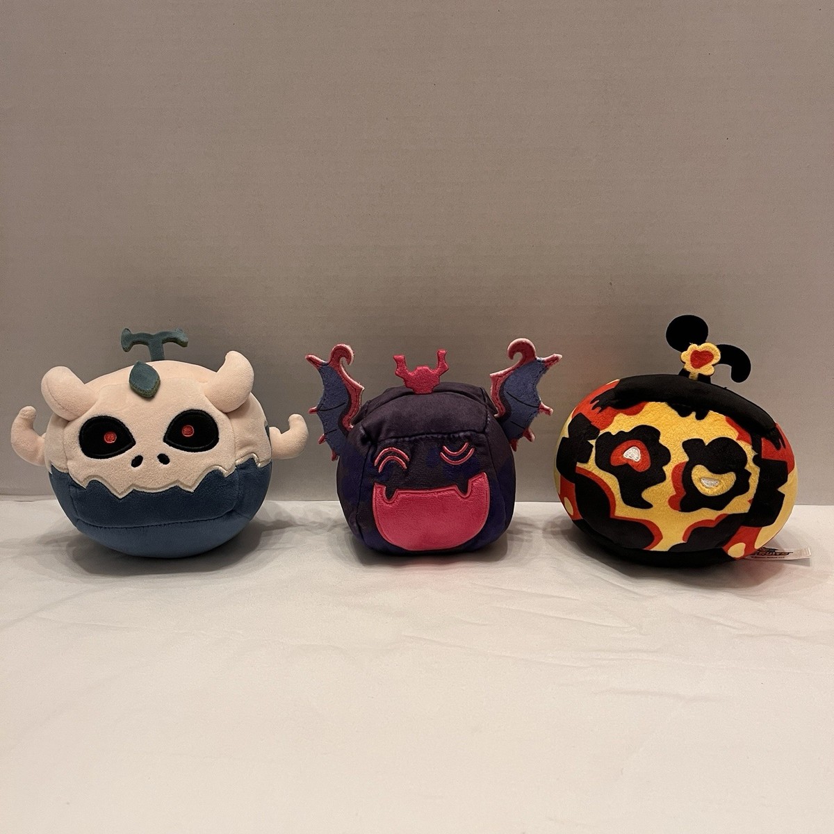 Blox Fruit Plush 3 Lot Roblox Magma T-Rex Mystery Shadow No Codes