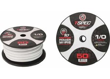Metra V10PW-1050 1-0 Gauge 50' Matte Pearl OFC Power Wire - V10 Series BC-5W2