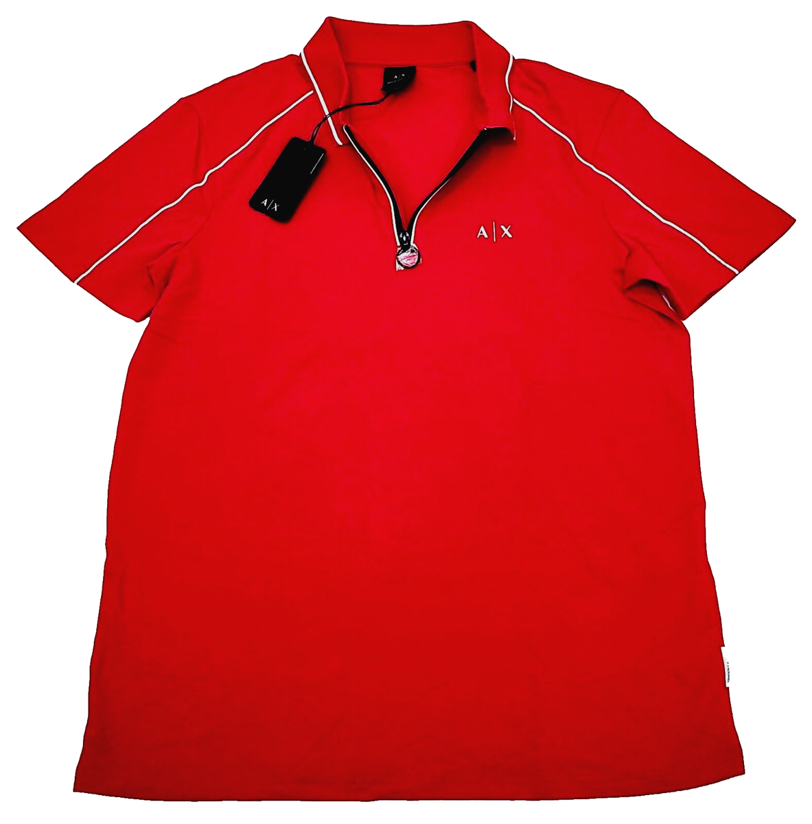 Armani Exchange Polo Color Red Size L (ORIGINAL WITH TAGS) | eBay