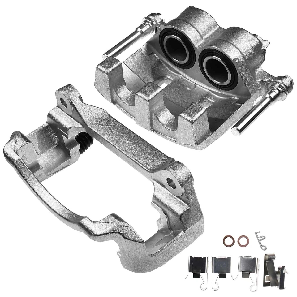 Pinza de freno delantera derecha con soporte para Chevy W4500 W5500 Tiltmaster Isuzu NQR Foto 3 de 4