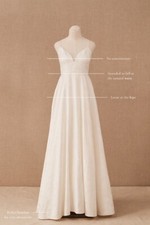white wedding dress size 4