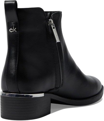 Calvin Klein Women's Deniece Block Heel Ankle Booties, Black Size 9.5M - Picture 2 of 5