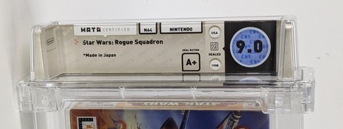 Nintendo N64 Star Wars Rogue Squadron WATA A+ 9.0 Factory Sealed Graded - Picture 3 of 3