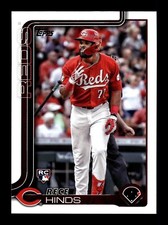 RECE HINDS ⚾ 2025 Topps Series 1 RC Rookie #217 Cincinnati Reds