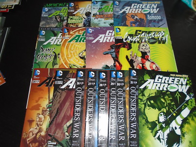 GREEN ARROW #17-31 plus 23.1 3D - Lot Run of 17 New 52 DC Comics NM