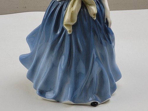 Vintage 1963 Royal Doulton #2304 "Adrienne" 8-inch Tall Bone China Lady Figurine - Picture 4 of 9