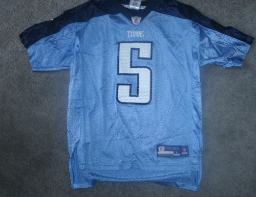 OFFICIAL NFL TENNESSEE TITANS #5 YOUTH PULLOVER JERSEY YOUTH SIZE-X L' 14-16