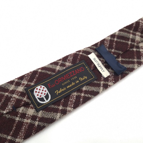 Suitsupply Luxury Tie Plaid Check Wool Made In Italy UV9 - Picture 4 of 8