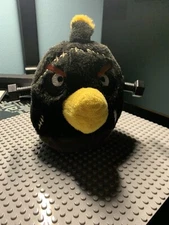Angry Birds Frankenstein Black Bird 7" Plush. (No Sound)