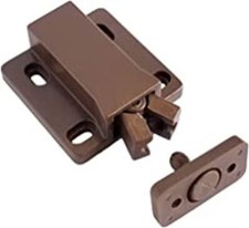 Brown Cabinet Door Touch Latch Catch