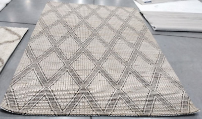 NATURAL / IVORY 6' X 9' Broken Thread Rug, Reduced Price 1172728727 MRB905A-6