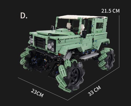 Happy Build YC-23037 Pickup Truck Road King ferngesteuert Klemmbausteine1670pcs - Picture 3 of 9