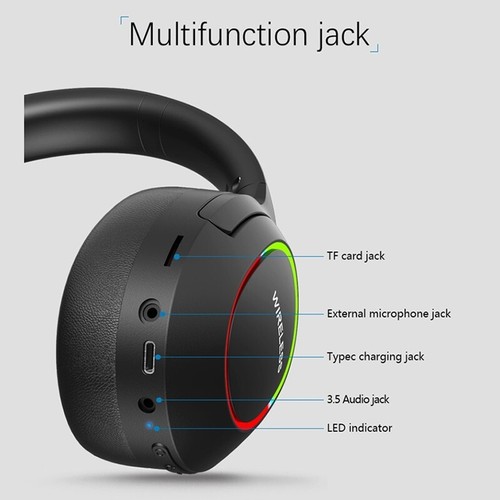 Auriculares inalámbricos para juegos con reducción de ruido ENC plegables L800 - Afbeelding 7 van 10