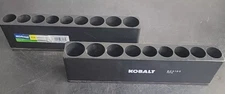 2 Pack Kobalt 1/2" Magnetic Drive Deep Socket Organizer 804150 87033 LOT 2pk