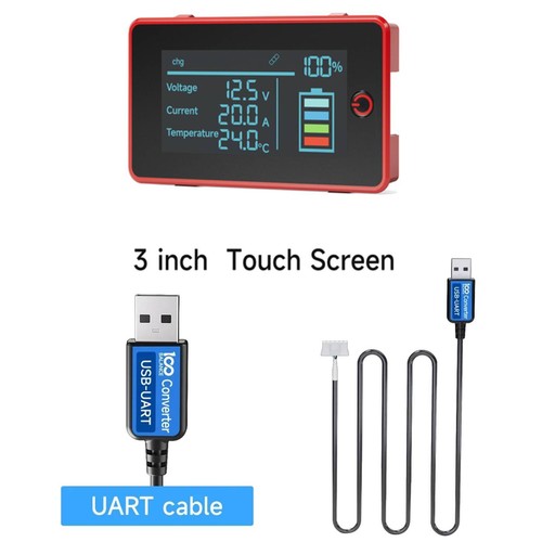 Daly BMS 3" Touch Screen LCD Power Level Display Monitor/UART Kabel Zubehör -EIT - Bild 1 von 10