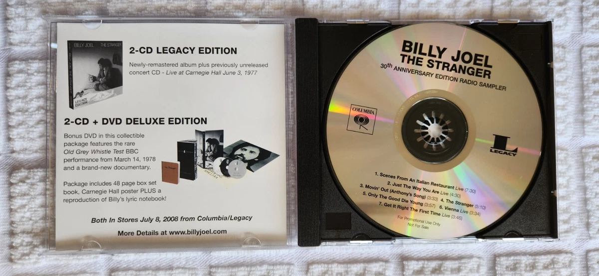 Billy Joel - The Stranger, 30th anniversary edition - www.webshop
