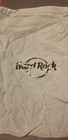 Hard Rock Cafe Gray Black Backpack Drawstring Bag Knapsack