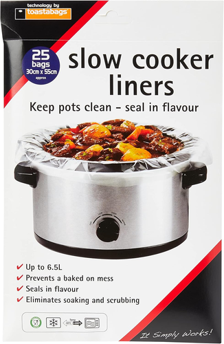 Slow Cooker Plastic Liner (Pack of 25) Transparent, Packing May Vary - Picture 8 of 12