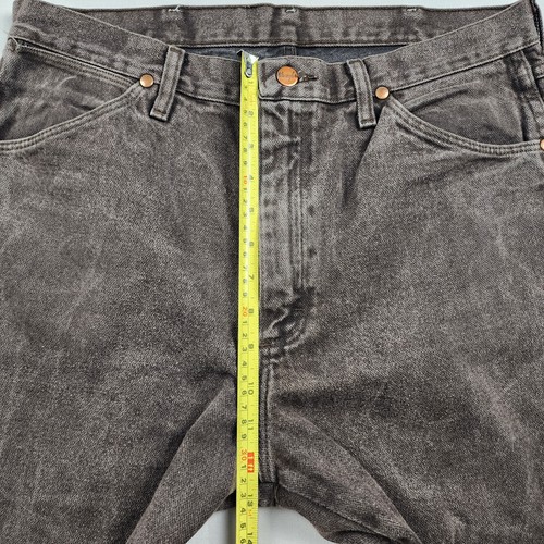 Wrangler Jeans Mens W34 L34 Brown Cowboy Cut Denim Cotton 13MWZKL - Picture 8 of 11