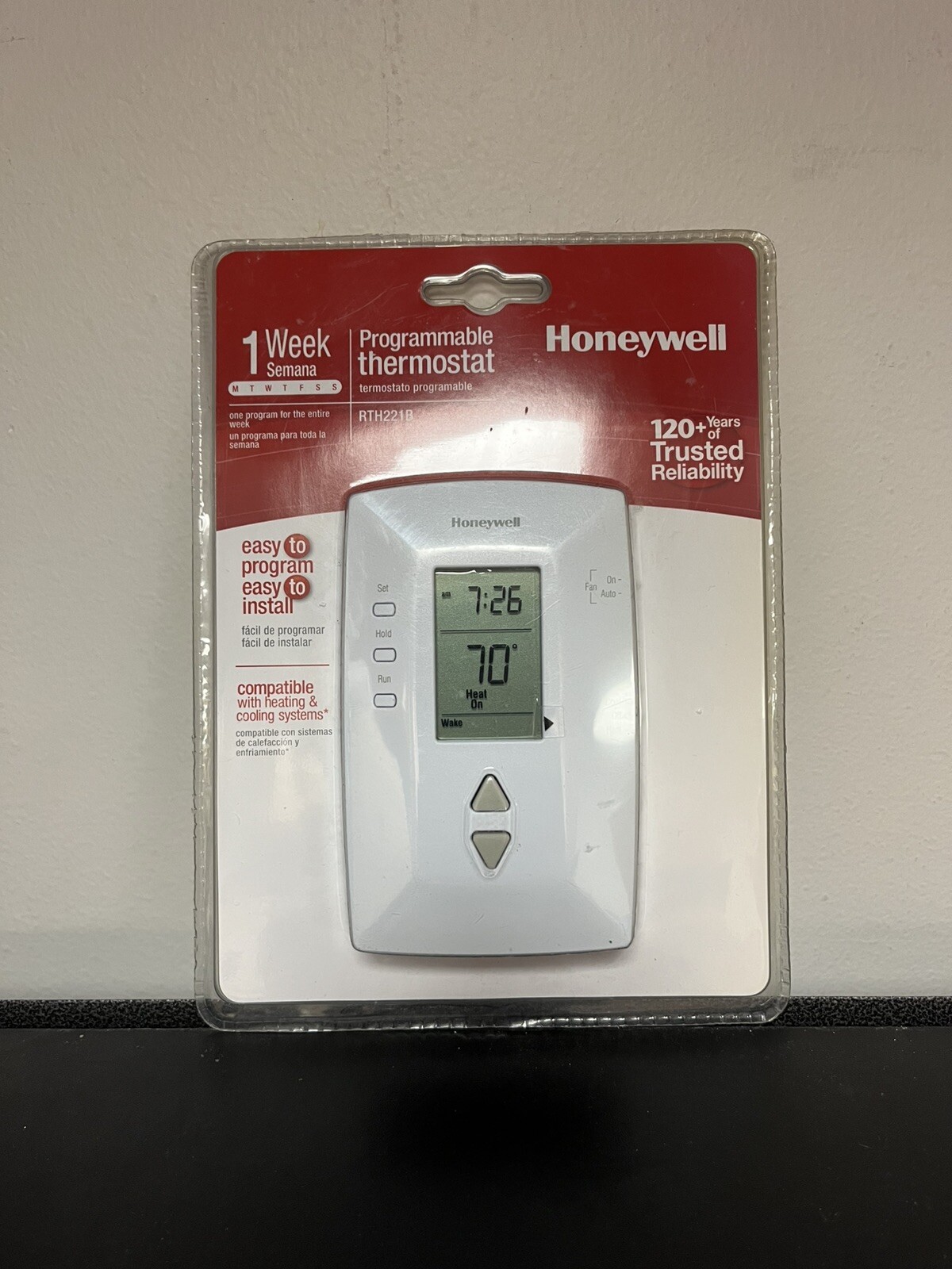 Week Programmable Honeywell Rth221b1039 Week Thermostat By
