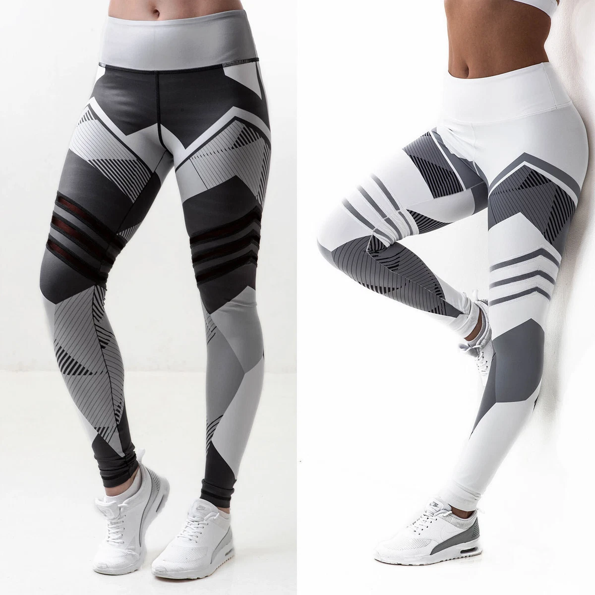 Women High Waist Gym Leggings Pocket Fitness Sports Running Ladies Yoga Pants