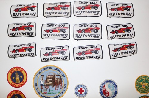 lot of 67 vintage and new patches space scouts products racing pets music - Picture 2 of 8