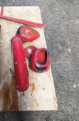 Pair Wheels Saddle Fender P. Items M.Morini Corsair 125 Fast Available A