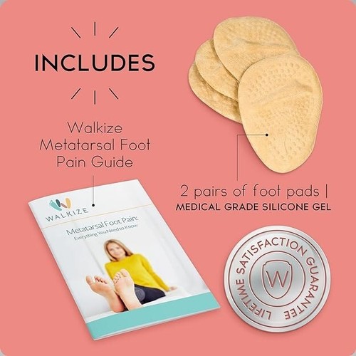 Almohadillas metatarsianas para mujer | Inserciones en el talón para mujer | Cojines bola de pie - Imagen 5 de 6