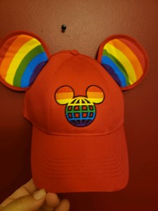 rainbow mickey ears hat