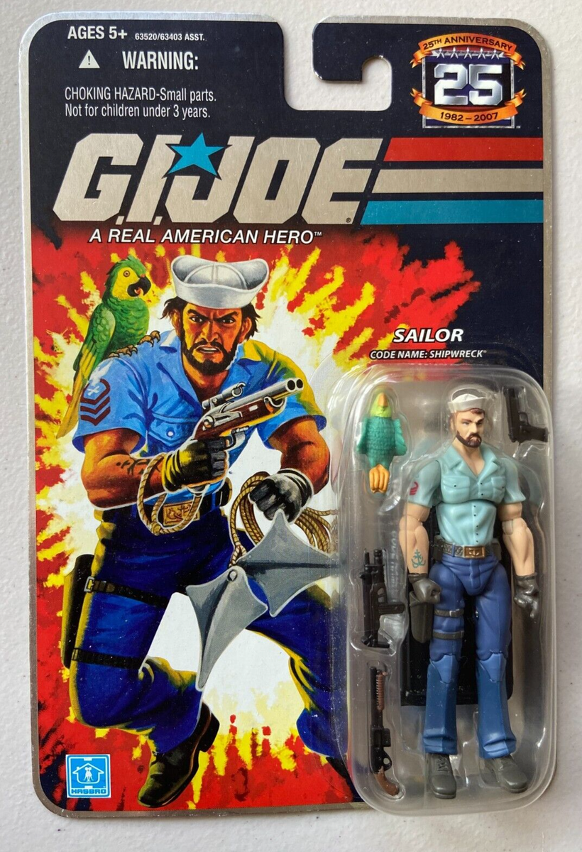 GI Joe 25th Anniversary Sailor Shipwreck Action Figure Anchor