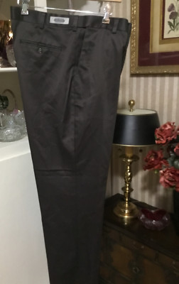 New Men s Handsome Dillards Roundtree Yorke Ultimate Expand Brown Chino Pants 38