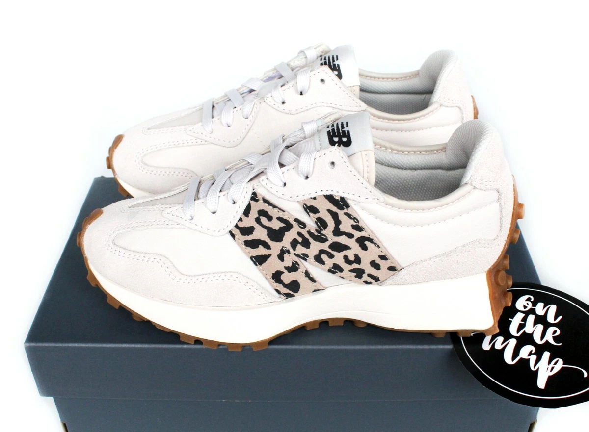 New balance sale leopard trainers