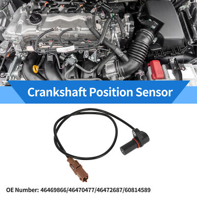 Crankshaft Position Sensor for FIAT 500X 2014-2020 No.46469866 1 Pc Black Brown